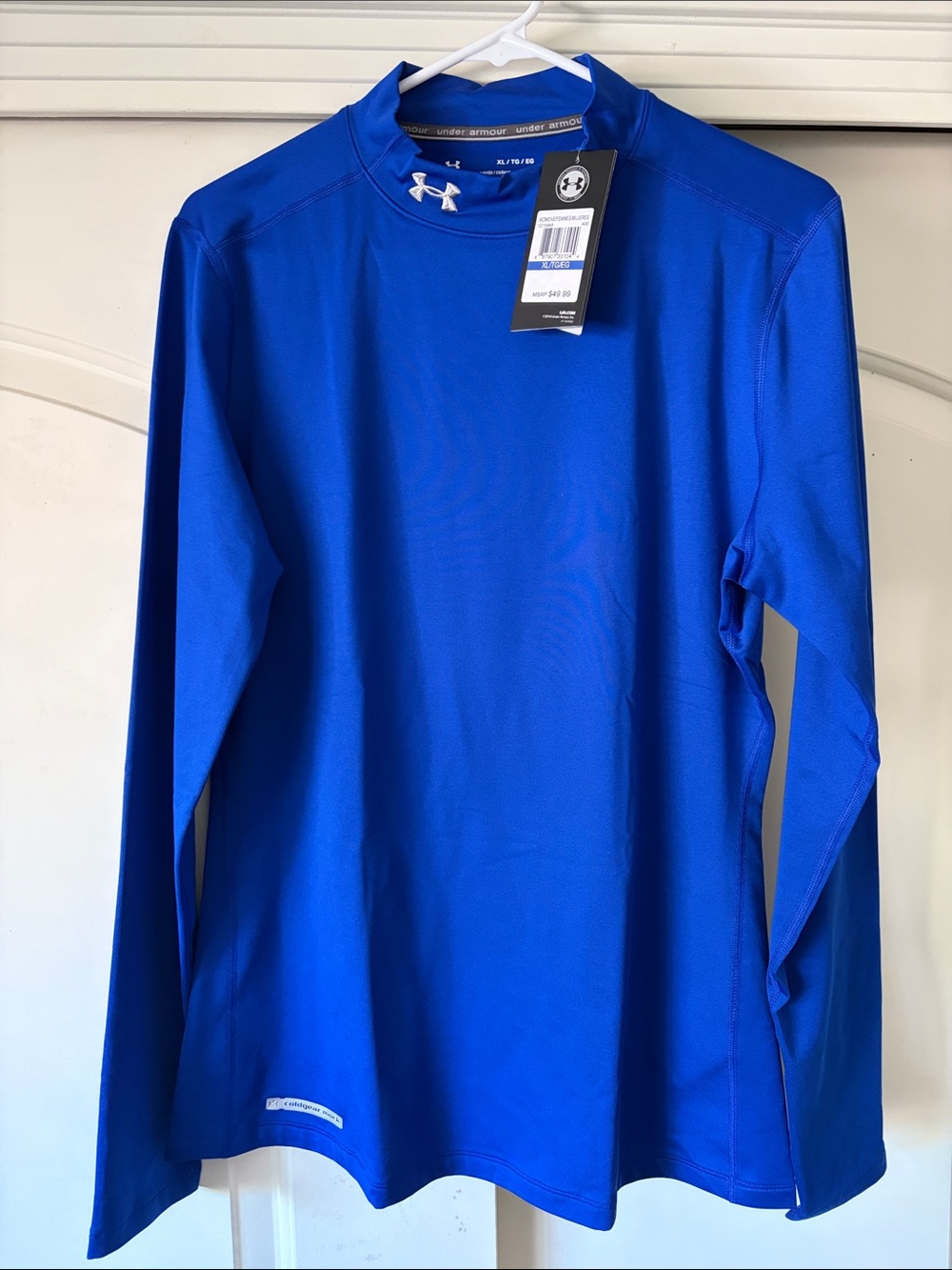 Under Armour Women's Long Sleeve HeatGear Top - Royal Blue